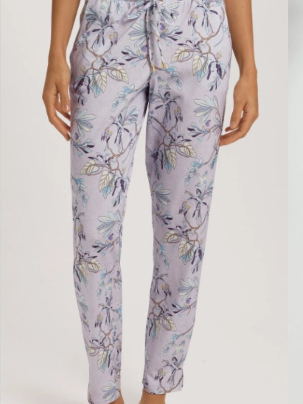 Hanro‎ Sleep Lounge Cotton Tencel Pajama Sleep Pant Secret Garden S